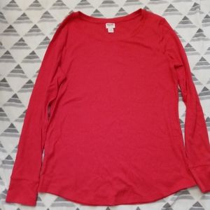 Mossimo Red Thermal Top Size XL
